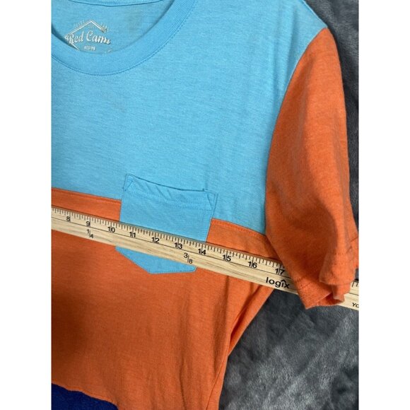Red Camel Women Tops Tees - Short Sleeve Size Medium Colorful Blocks - Picture 4 of 8